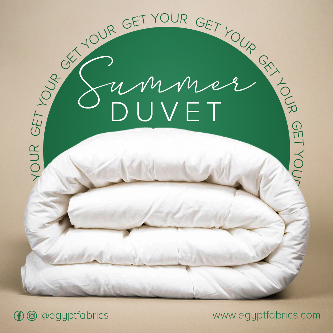 Down alternative summer duvet